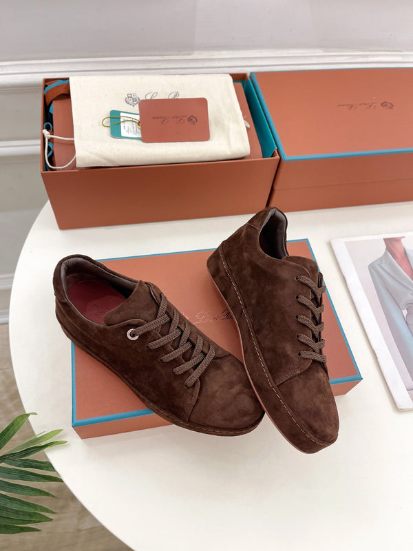 LP Nuage Sneaker In Brown Chocolate Suede 988291