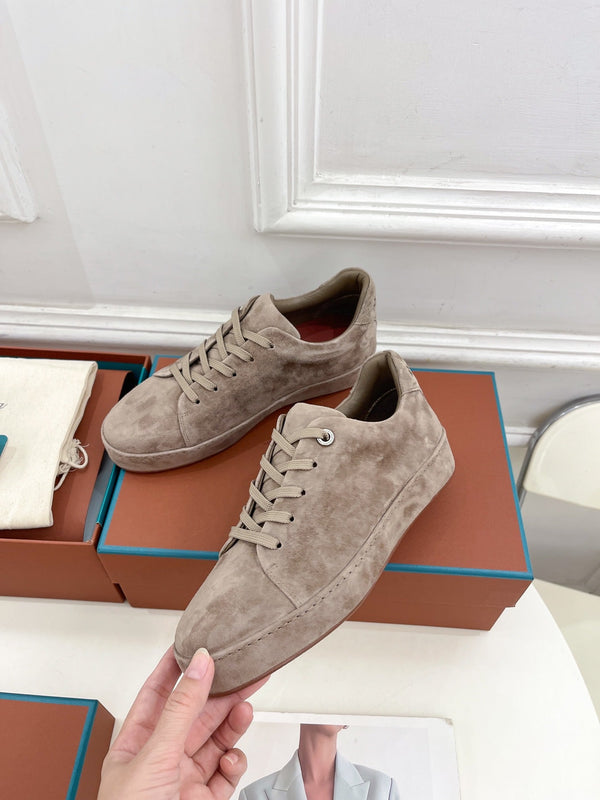 LP Nuage Sneaker In Light Grey Brown Suede 988293