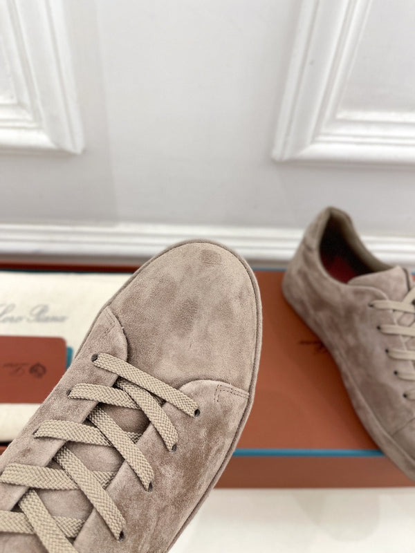LP Nuage Sneaker In Light Grey Brown Suede 988293