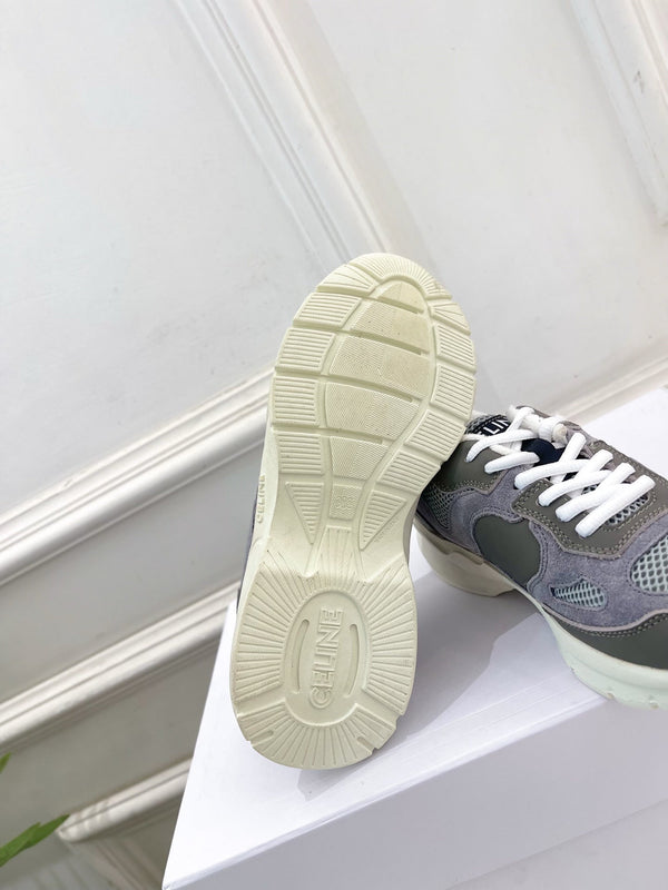 CE 26s Runner Sneaker Grey Mesh Suede 947585