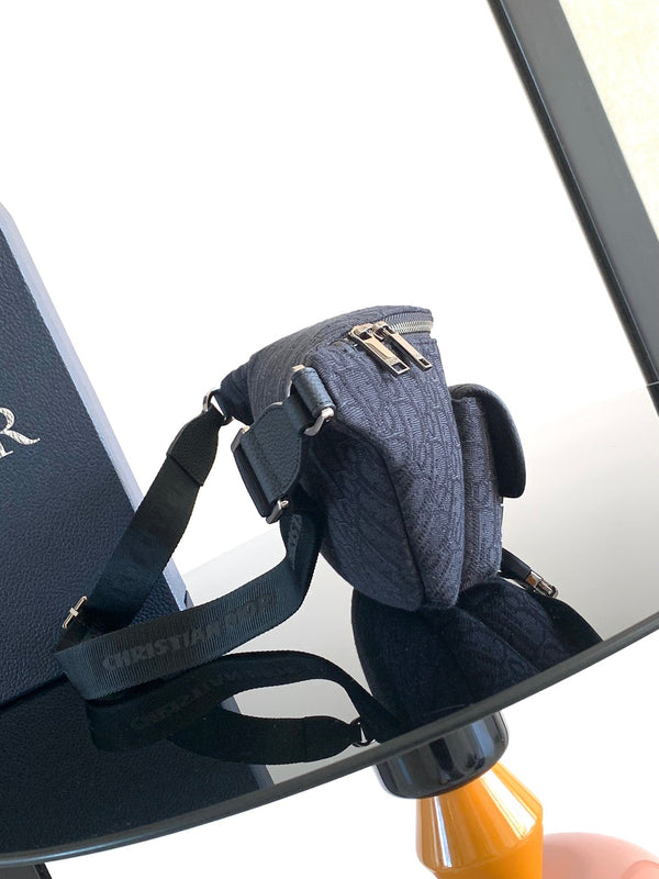 Dior 8 Waist Bag Black Frabic 336248