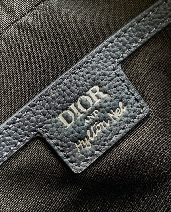 Dior Rider 2.0 Zippered Messenger Bag Navy Blue Cowhide 336245