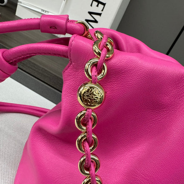 Loewe Flamenco Purse 30 Pink Lambskin Ghw