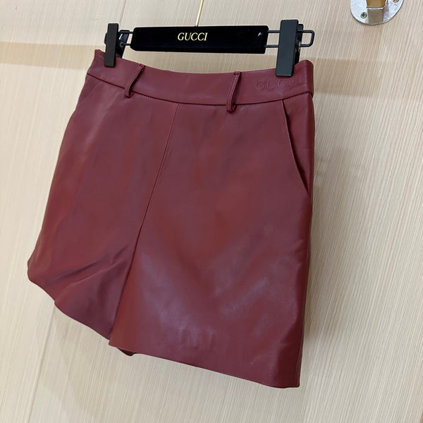 Gucci Short Red Leather 276987