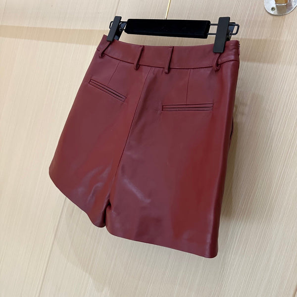 Gucci Short Red Leather 276987
