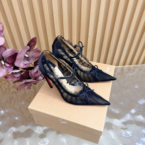CL 2026 Travalata 85MM Tutulle Pumps Mesh Satin 698234