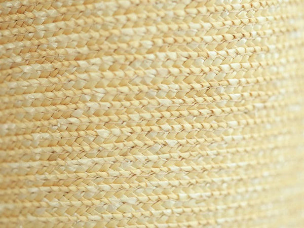 Chanel 2026 Shopping Bag 40cm Beige Black Straw Lambskin 351031