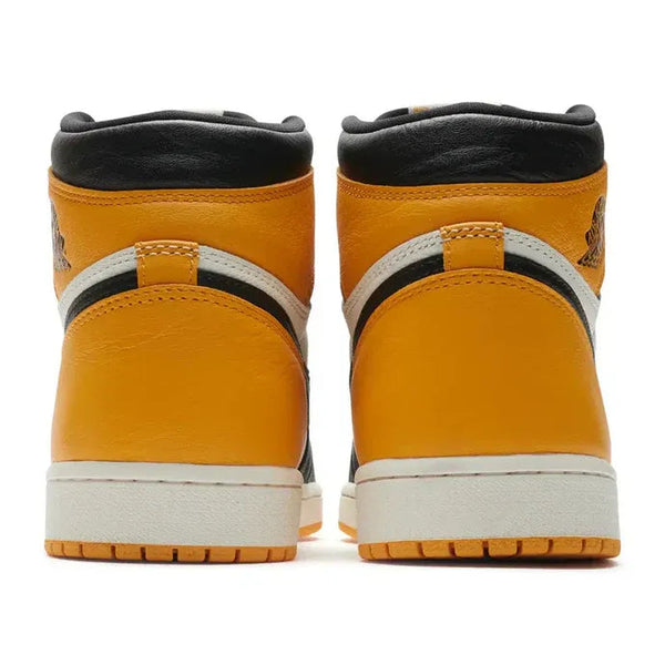 Nike Air Jordan 1 Retro Yellow Toe Black Leather