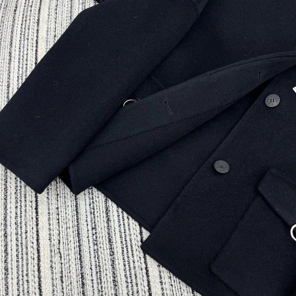 HERMES 25S REVERSIBLE CASHMERE COAT 174