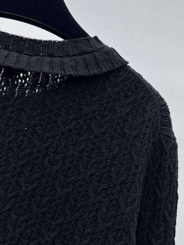 ENSEMBLE MANTEAU EN TRICOT CHANEL 25S STYLE 259