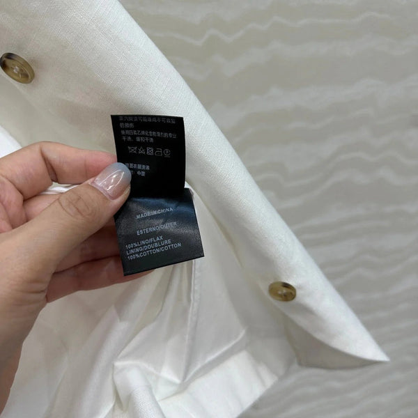 LP SLEEVELESS LINEN BLAZER 272243