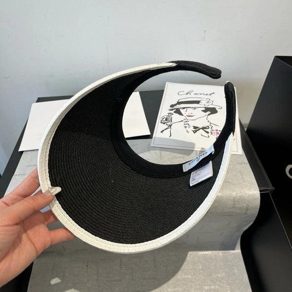 CC CAPPELLO DA SOLE MODEM NERO CON FIORE 673934