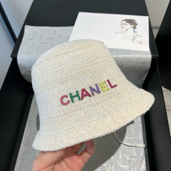 WOVEN BUCKET HAT WHITE 674001