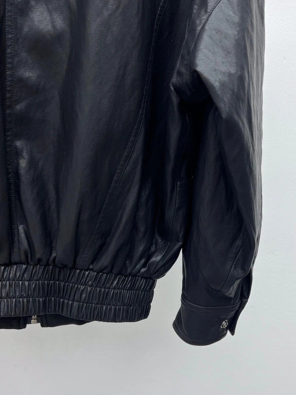 BLOUSON EN CUIR YSL 25S STYLE 137