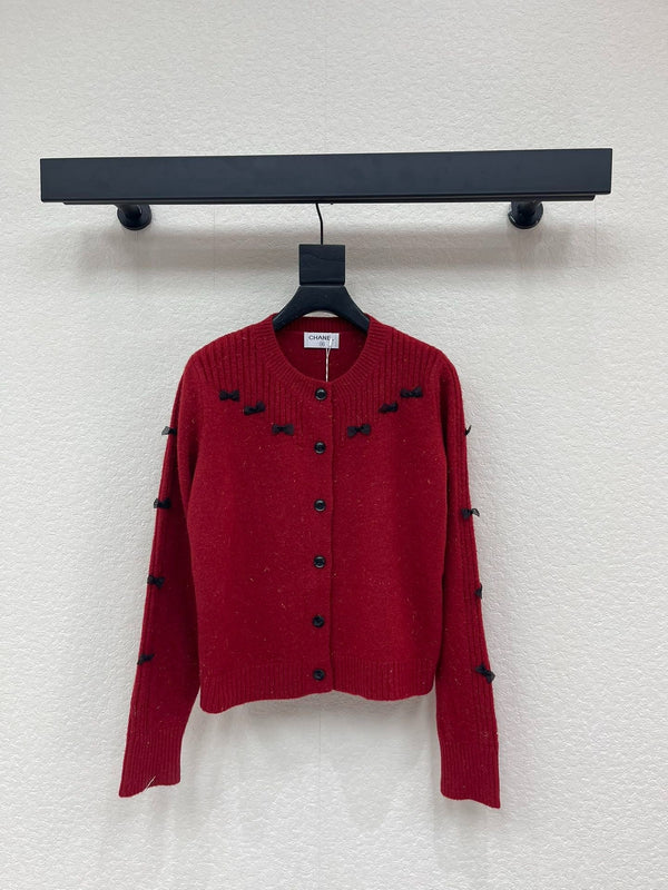 Gilet en laine CC 26 avec petit nœud 331297