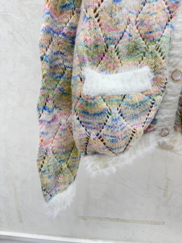 CC 26 Gilet Clover Laine Multicolore 830605