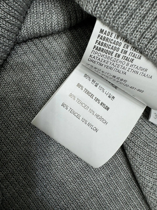 MIUMIU CREW NECK SHORT-SLEEVE SHEER KNIT TOP 274812