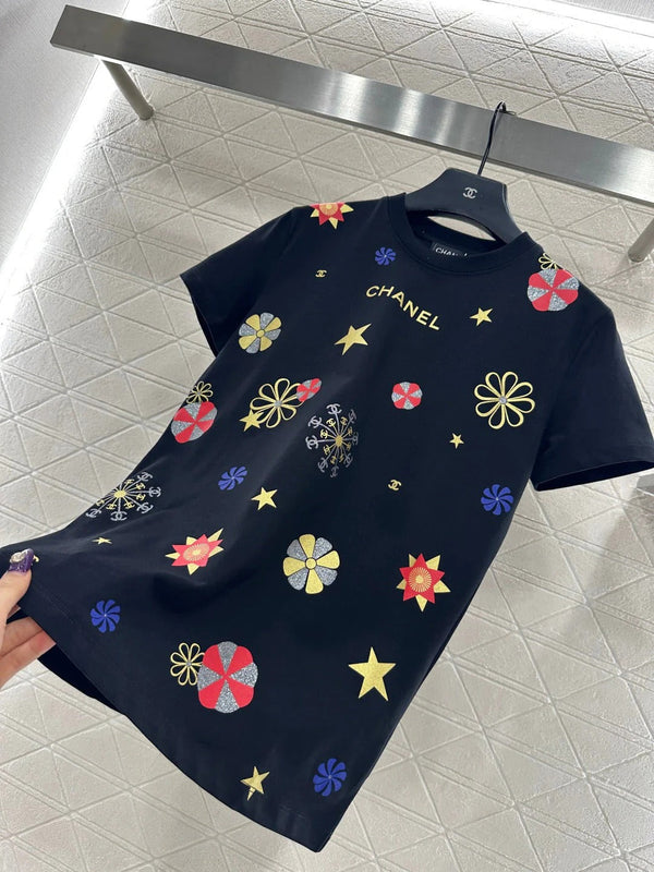 CHANEL T-SHIRT IMPRIMÉ 25S 649