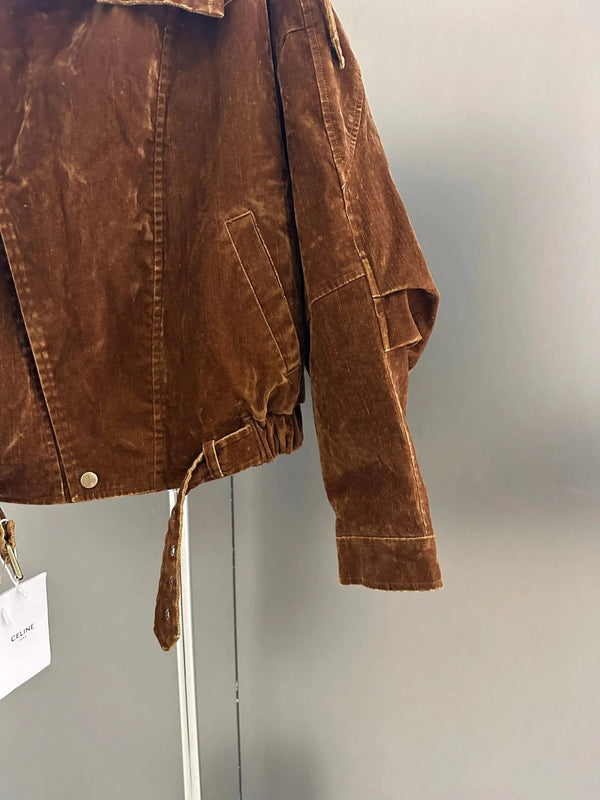 CELINE 25S VELVET DENIM JACKET 0099