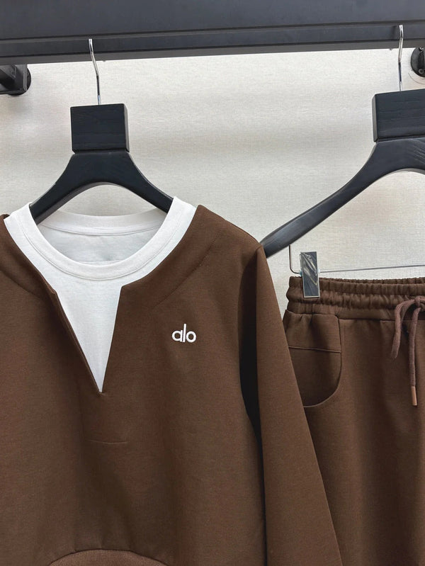 ALO SWEATSHIRT & SKIRT SET STYLE 92