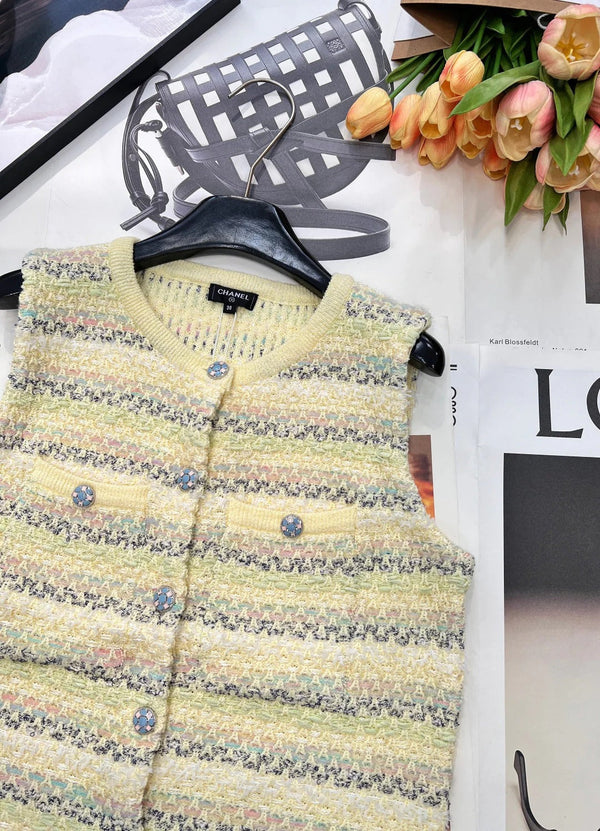 CHANEL 25S GILET EN MAILLE 509