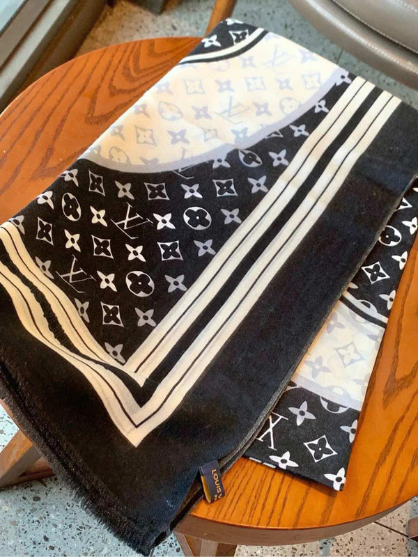 LV SCARF 200 CM IN CASHMERE 732078