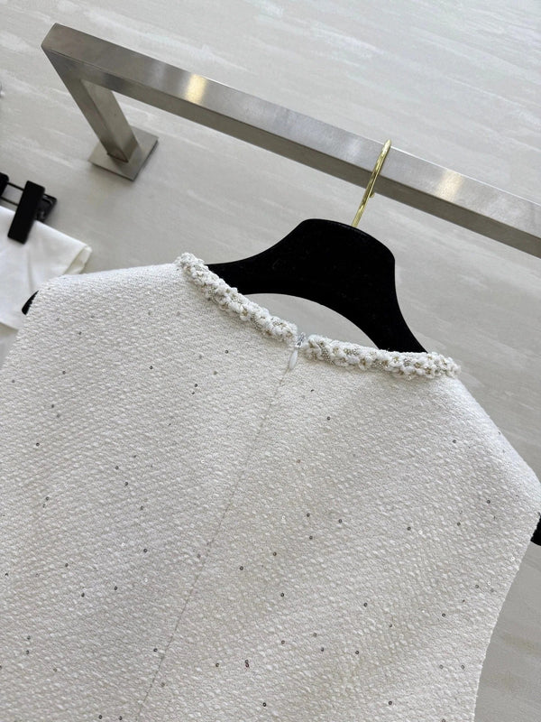 ROBE EN LAINE SANS MANCHES CHANEL STYLE 20
