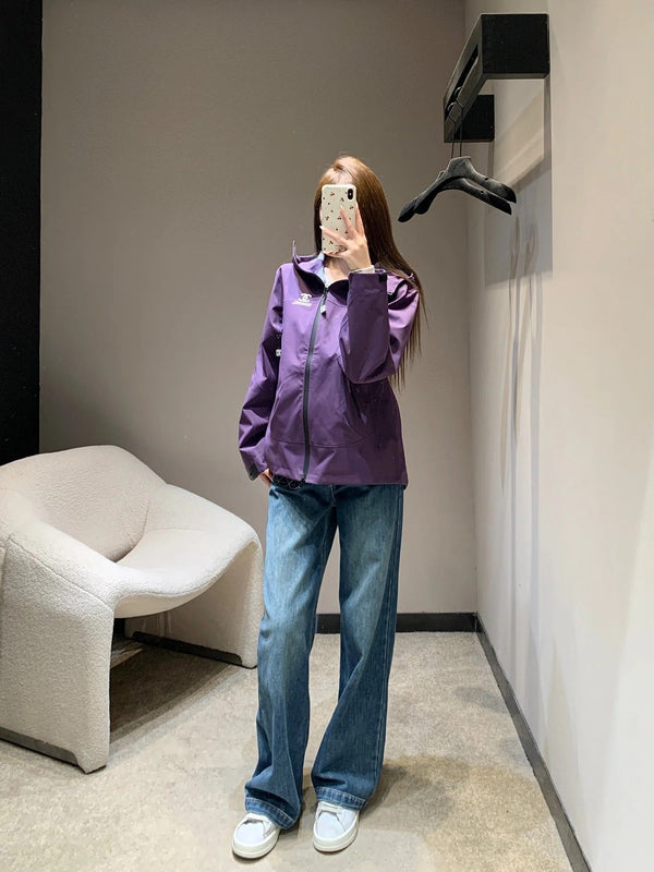 CHANEL 25S VESTE DE SPORT À CAPUCHE 446