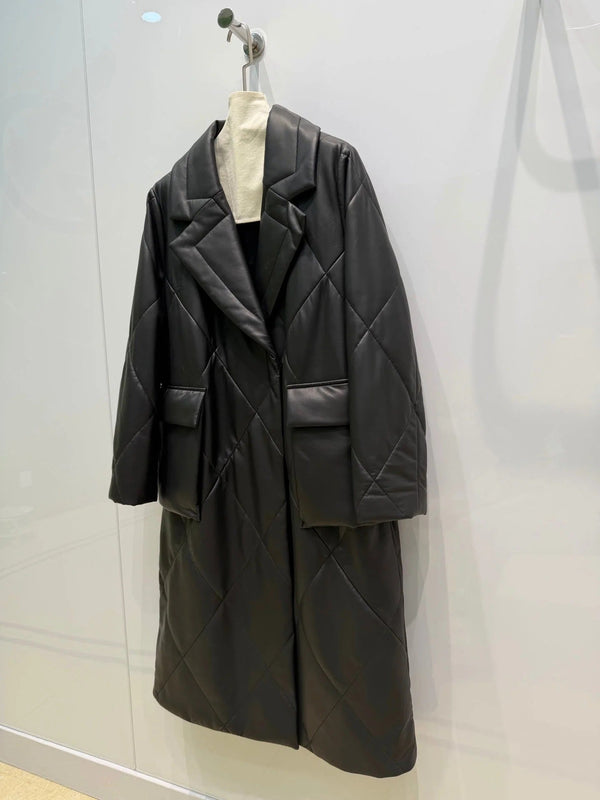MAX MARA 25S QUILTED LONG COAT 030