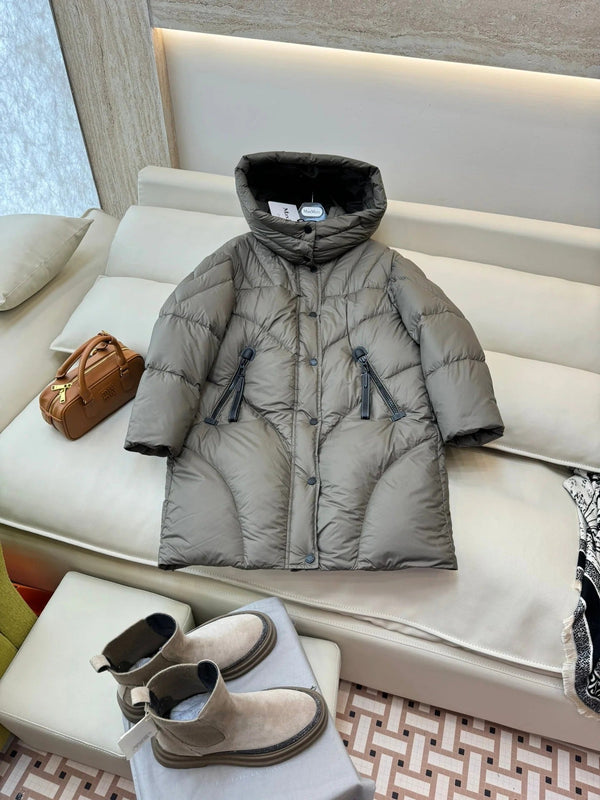 MAX MARA 25S MID-LENGTH DOWN JACKET 085