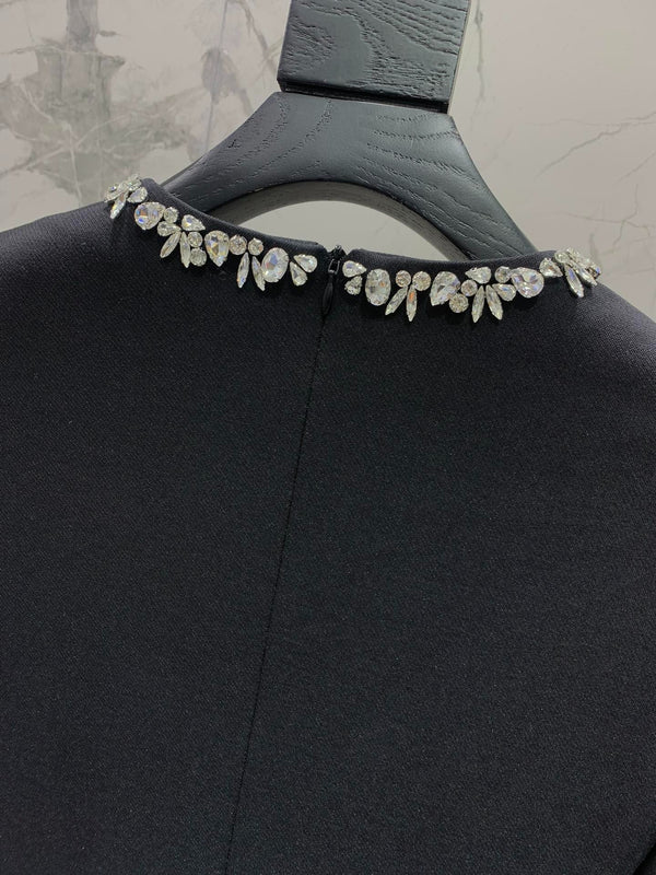 ROBE LONGUE YSL 25S ORNÉE DE DIAMANTS STYLE 186