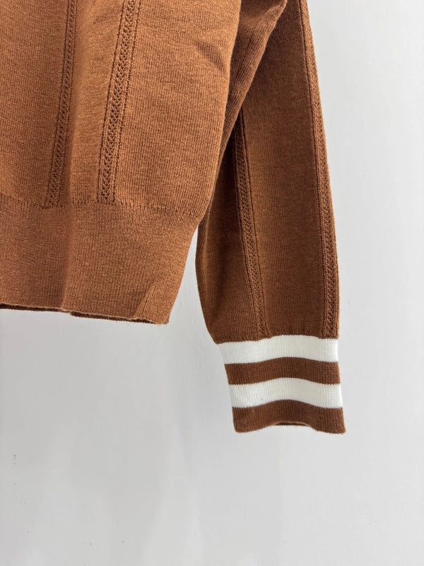 MIUMIU ZIP-UP KNIT SWEATER STYLE 62