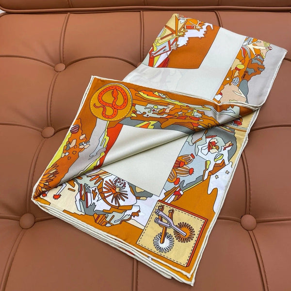 HERMES 25S SCARF 90 IN SILK 703711