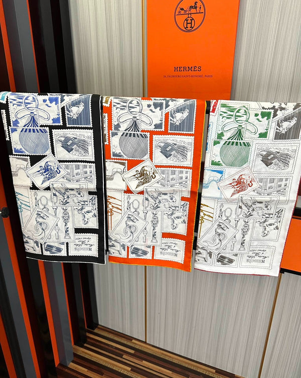 HERMES 25S SCARF 90 IN SILK 732034