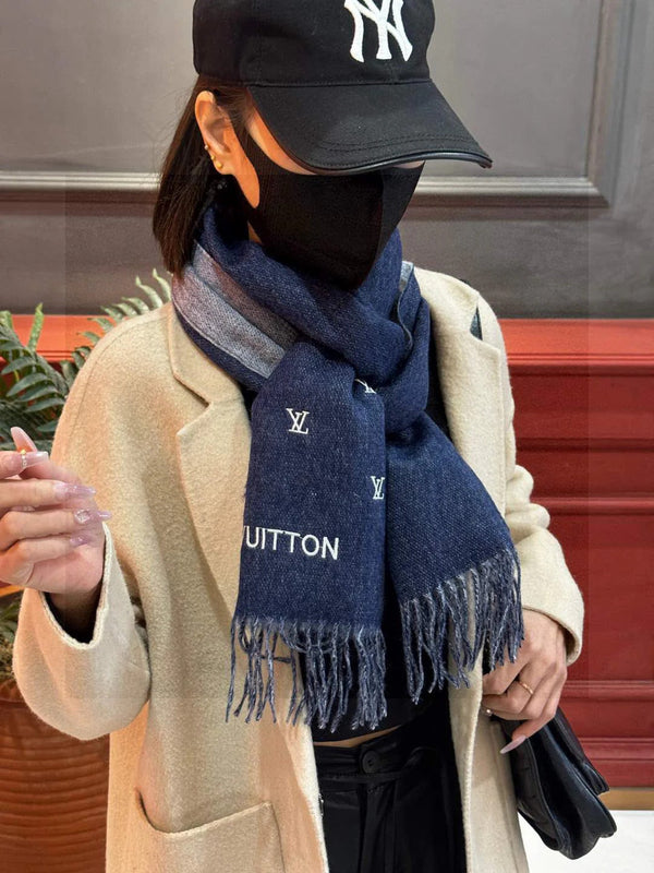LV SCARF 180 CM IN CASHMERE 730570