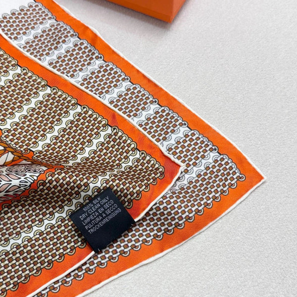 HERMES 25S SCIARPA 90 IN SETA 735856