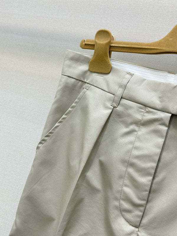 MIUMIU HIGH-WAISTED WIDE-LEG PANTS STYLE 52