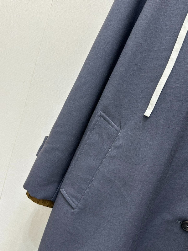 MIUMIU HOODED TRENCH COAT STYLE 56