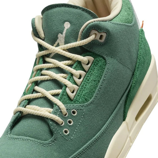 Nike Chanel Abney x Air Jordan 3 Green Canvas Suede