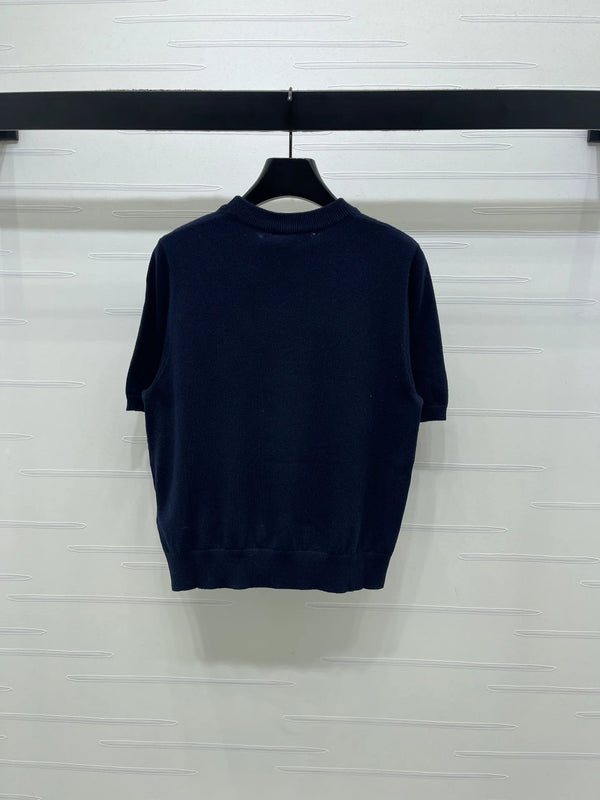 Dior 2026 Number with Logo Short-Sleeve T-Shirt Wool