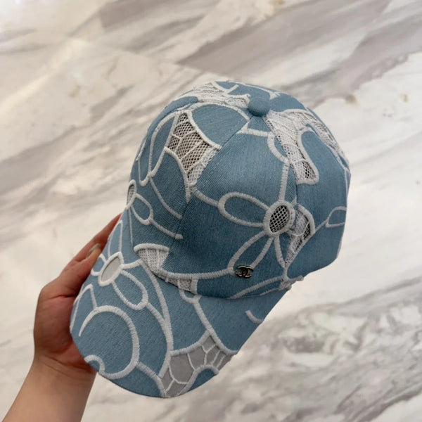 CASQUETTE DE BASEBALL EN DENTELLE FLORALE 672631