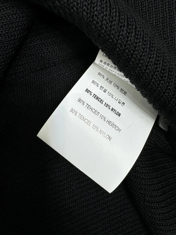 MIUMIU CREW NECK SHORT-SLEEVE SHEER KNIT TOP 274813