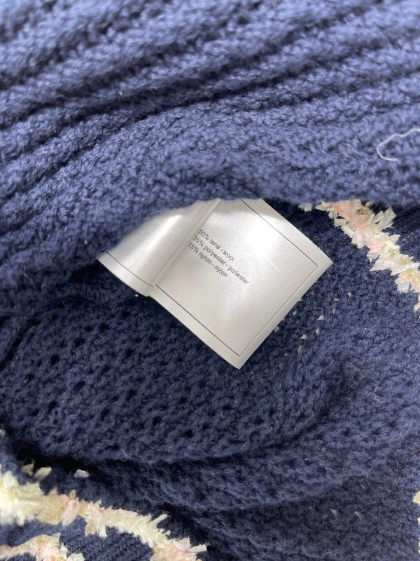 CHANEL PULL EN MAILLE AJOURÉE MANCHES LONGUES STYLE 162 COLLECTION 25S