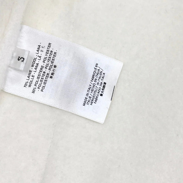 MANTEAU COL MONTANT EN LAINE DOUBLE-FACE HERMÈS 25S 188