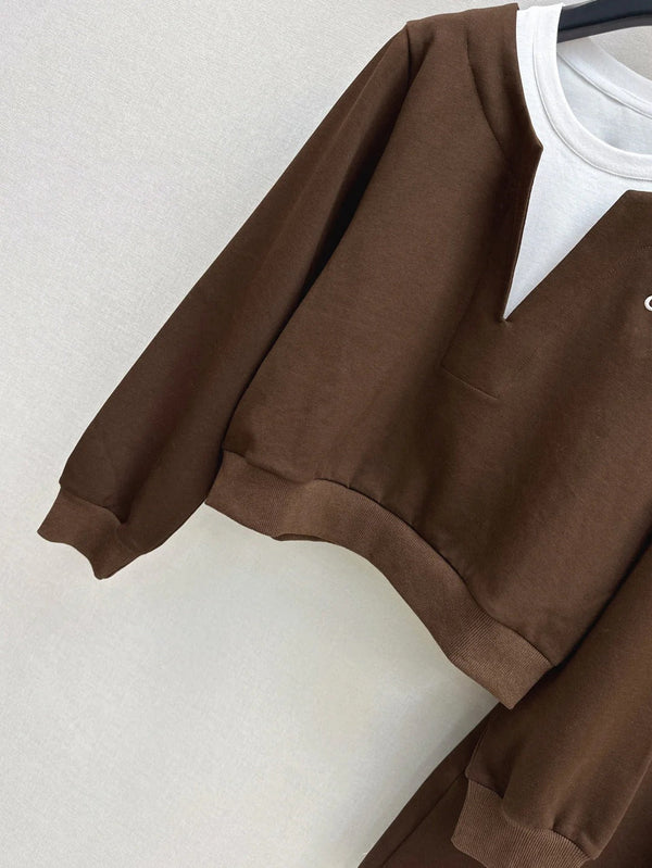 ALO SWEATSHIRT & SKIRT SET STYLE 92