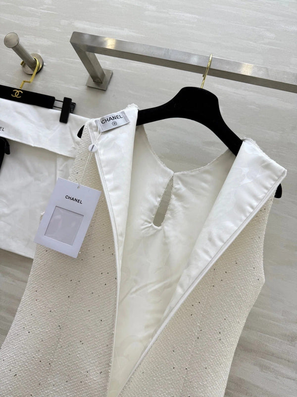 ROBE EN LAINE SANS MANCHES CHANEL STYLE 20