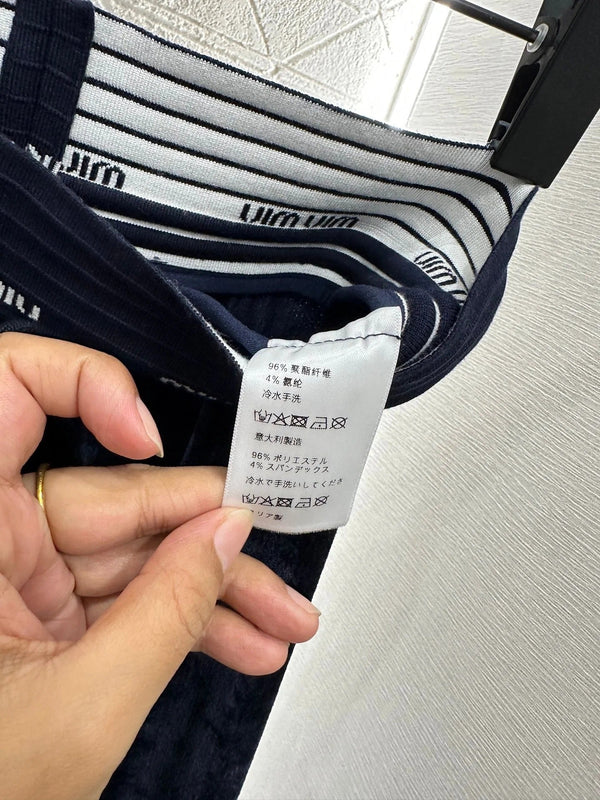 MIUMIU WIDE-LEG PANTS STYLE 118