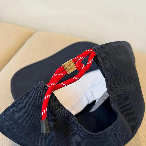 MM BASEBALL CAP IN NAVY BLUE KHAKI FABRIC STYLE 5