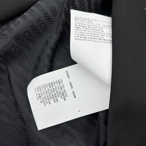 PRADA 25S LONGLINE BLAZER 348