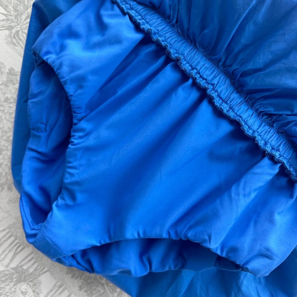 MIUMIU PLEATED DRAWSTRING MINI SKIRT 267799